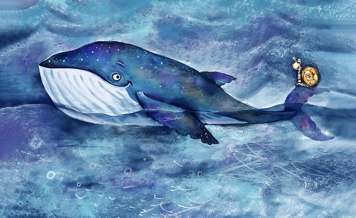 Кукольный спектакль "Улитка и кит"!