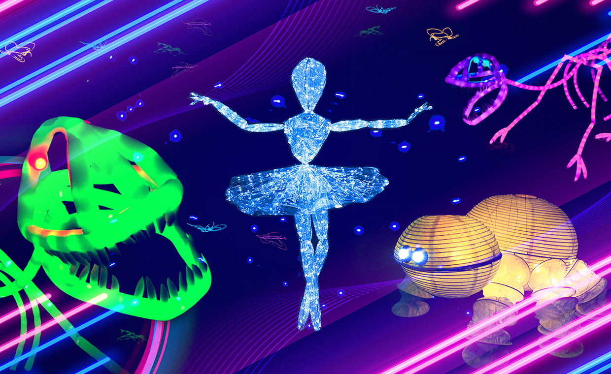 Представление световых кукол