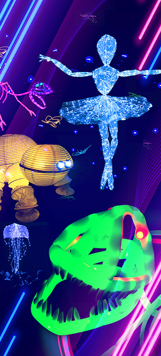 Представление световых кукол