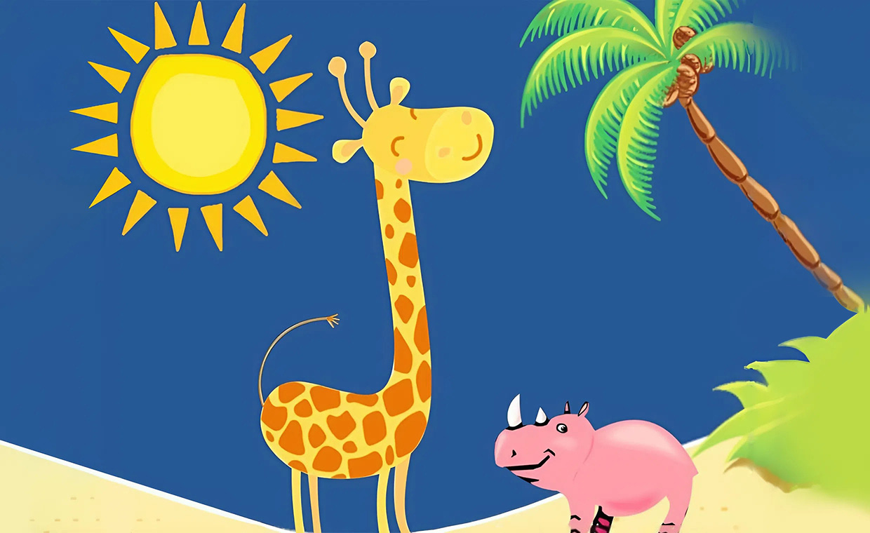 Кукольный спектакль "Носорог и Жирафа"!